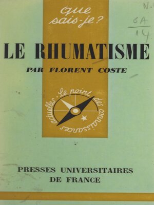 cover image of Le rhumatisme